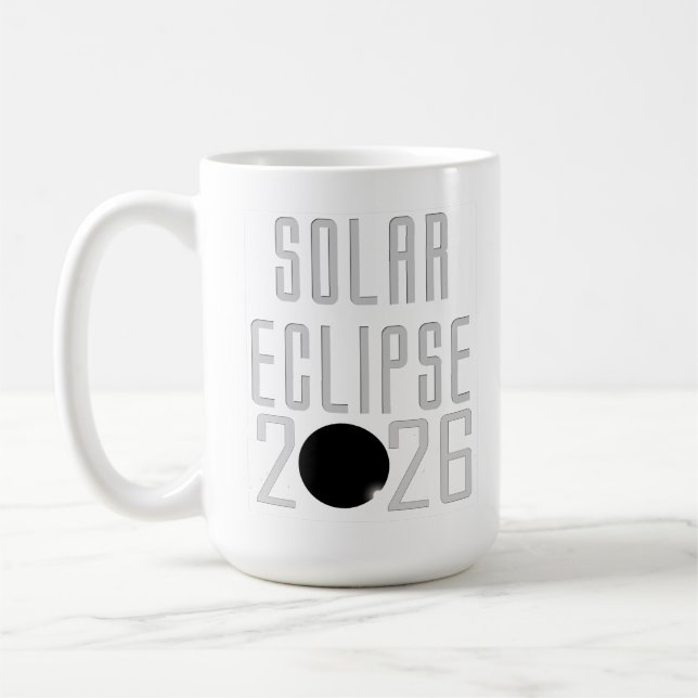 Mug Éclipse solaire 2026 (Gauche)