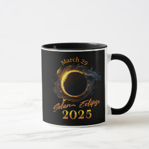 Mug Éclipse solaire 29 mars 2025 Commémoratif