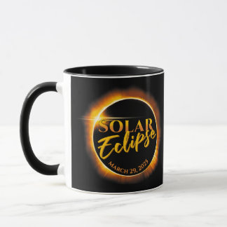 Mug Éclipse solaire 29 mars 2025 Commémoratif
