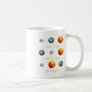 Mug Éclipse Solaire Lunaire Et Apocalypse Drôle S