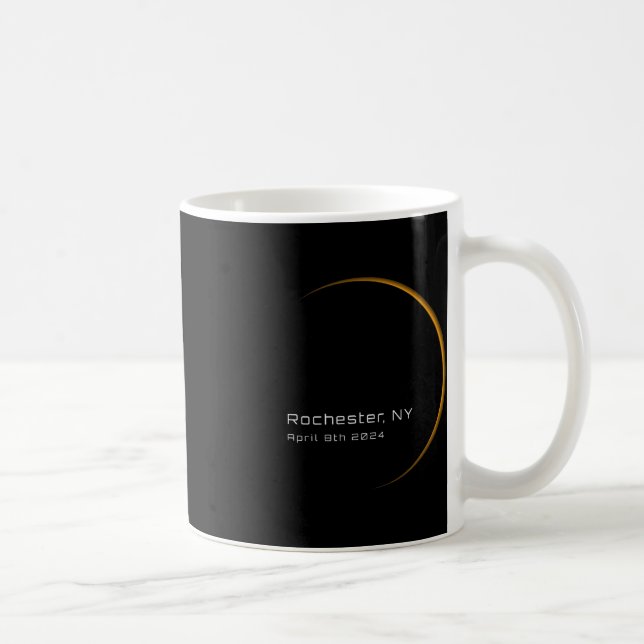 Mug Éclipse solaire totale 2024 (Droite)