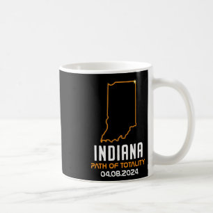 Mug Éclipse solaire totale 2024 Indiana 8 avril Amériq