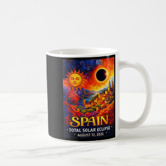 Mug Éclipse solaire totale 2026 Espagne Objets dérivés