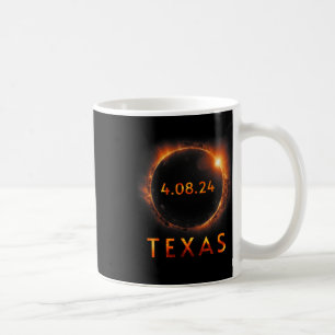 Mug Éclipse solaire totale 8 avril 2024 Texas Solar Ec