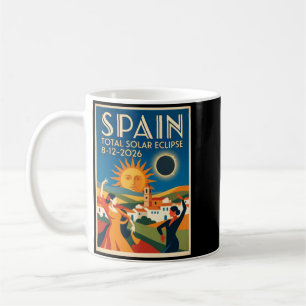 Mug Éclipse solaire totale d'Espagne 2026 12 août Drôl