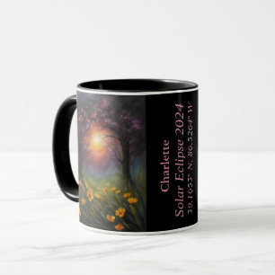 Mug Éclipse totale du Sun GPS Spring Dogwood Nom