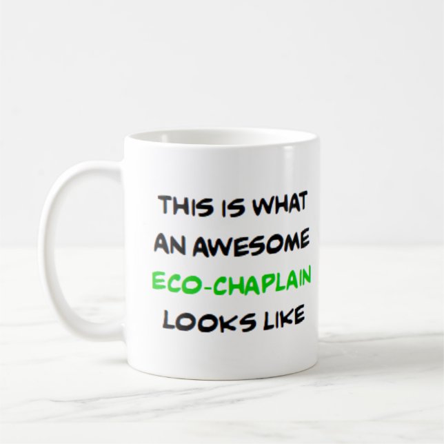 Mug éco-aumônier, génial (Gauche)