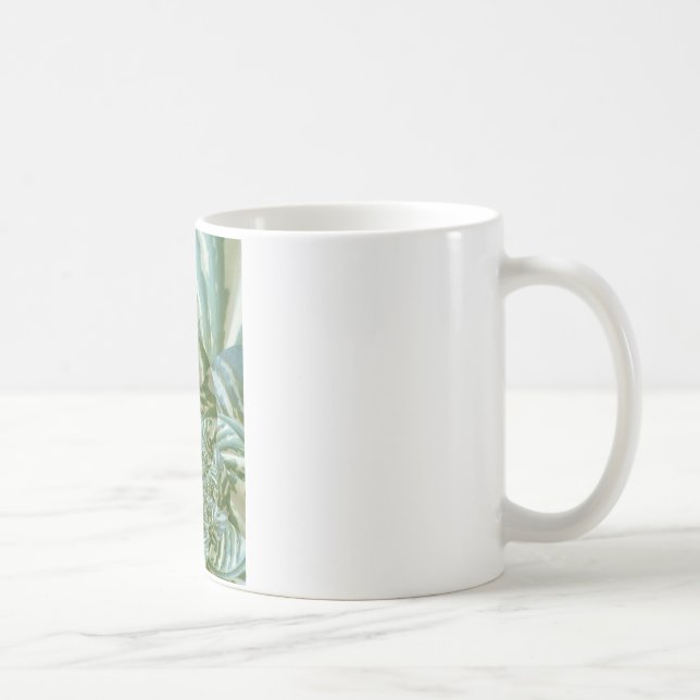 Mug Eco Green Camo Kaleidoscope Art Design d'impressio (Droite)