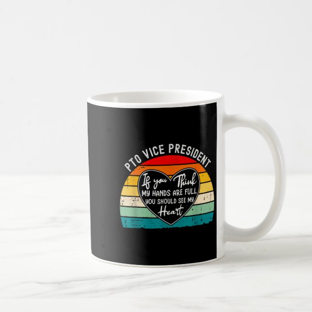 Mug École d'appréciation du vice-président du PTO Pare (Droite)