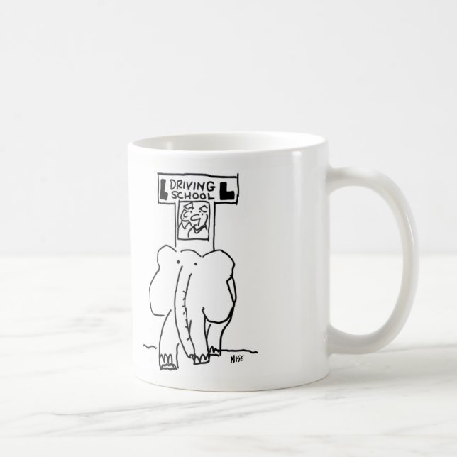 Mug École de conduite des éléphants (Droite)