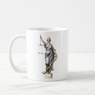 Mug École de droit personnalisée / Avocate Lady Justic