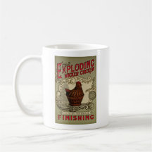 École de explosion de finissage de poulet de