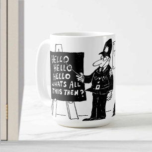 Mug École de formation de police britannique drôle