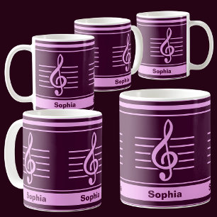 Mug École De Musique Personnalisée De Retour À L'École