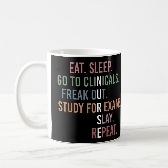 Mug École de soins infirmiers Futur Infirmière RN Cade (Gauche)