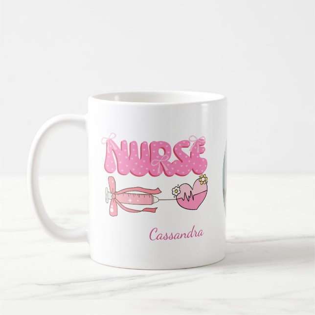 Mug École d'étudiante en soins infirmiers Futur infirm (Gauche)
