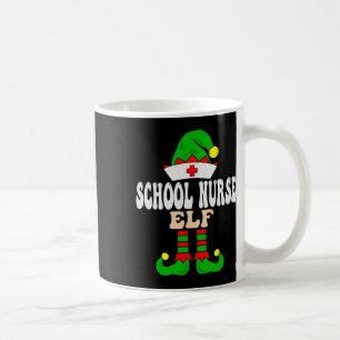 Mug École Infirmière Elf Xmas Famille Correspondante C