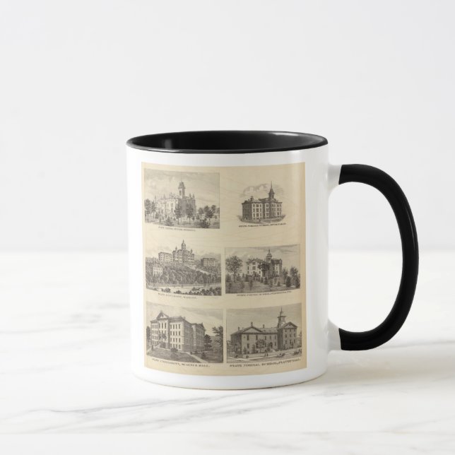 Mug École normale de l'État et Université d'État (Droite)