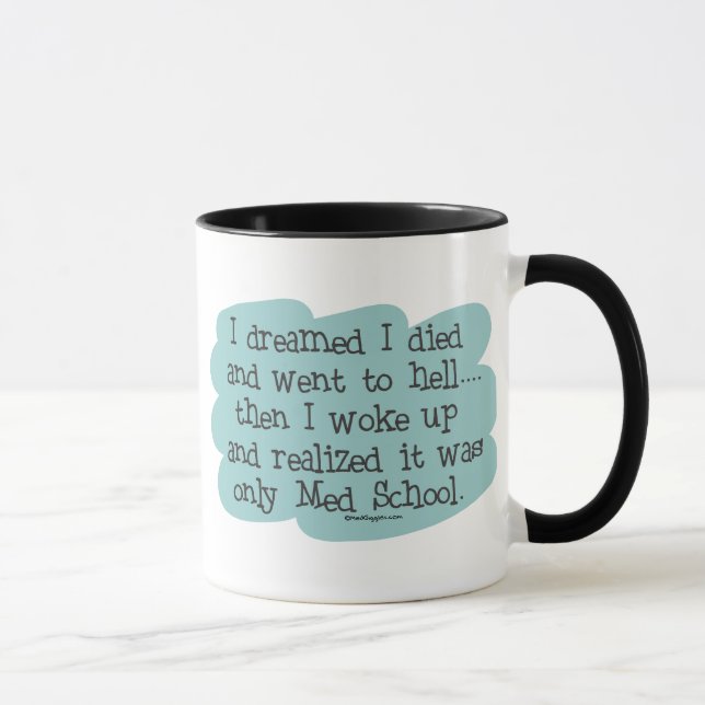 Mug École ou enfer de Med ? (Droite)