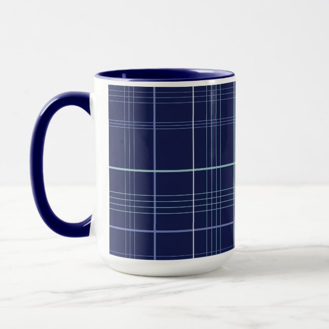 Mug Écossais Blues de l'Hiver (Gauche)