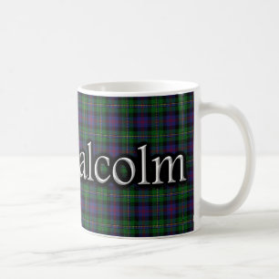 Mug Écossais classique de tartan de Malcolm de clan