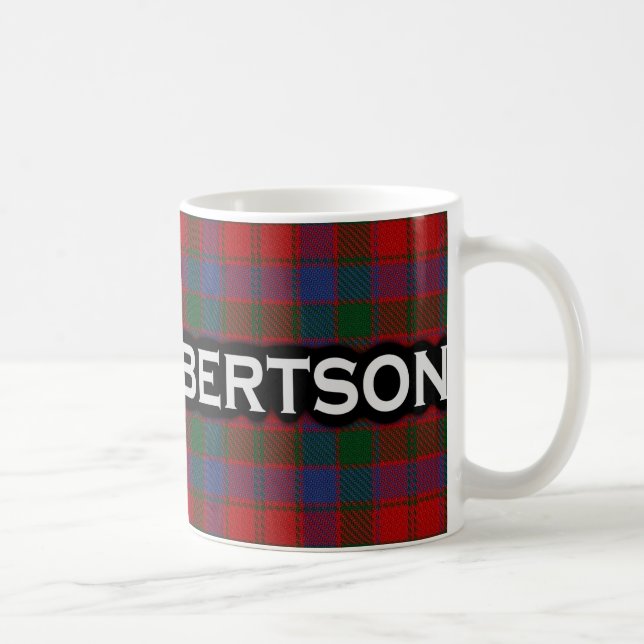 Mug Écossais de tartan de Robertson de clan (Droite)