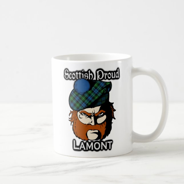 Mug Écossais écossais de tartan de Lamont de clan (Droite)