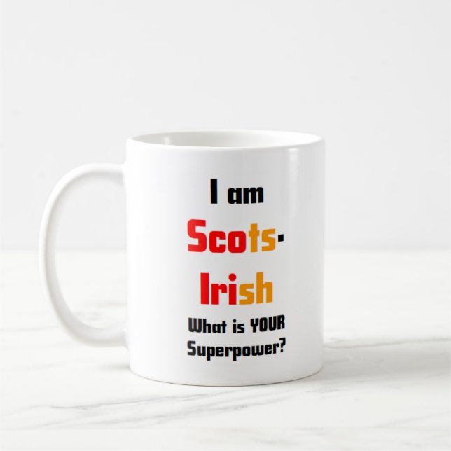 Mug Écossais-Irlandais (Gauche)