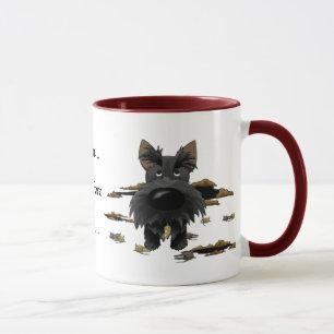 Mug Écossais Terrier (Scotties) que je chasse… Tass