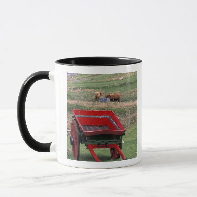 Mug Écosse, île de Skye, Kilmuir. Animaux de ferme (Gauche)