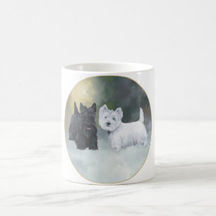 Mug Ecosse Westie hiver