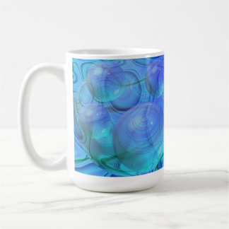 Mug Écoulement intérieur VI - Aqua et galaxie d'azur