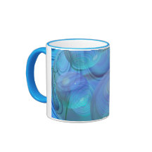 Écoulement intérieur VI - Aqua et galaxie d'azur