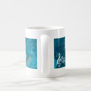 Mug Écouter avec une nouvelle musique de conscience