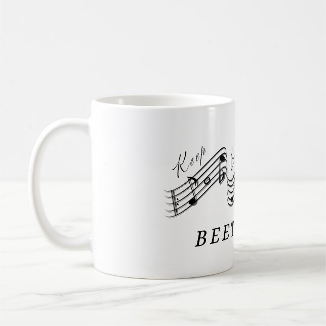 Mug Écouter Beethoven Meilleur compositeur de musique  (Gauche)