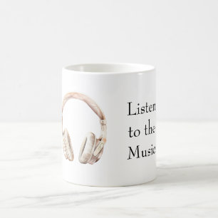 Mug Écouteurs Rose Poudrée
