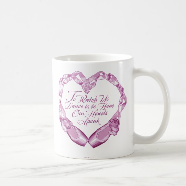 Mug Écoutez nos coeurs de ballet (Droite)
