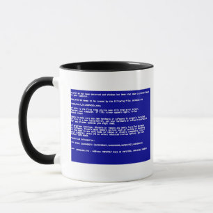 Mug Écran bleu de la mort