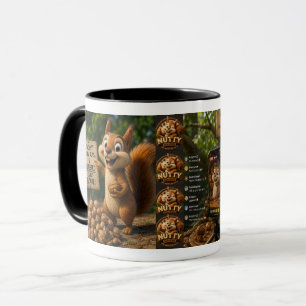 Mug Écran de fin de dessin animé drôle avec un écureui
