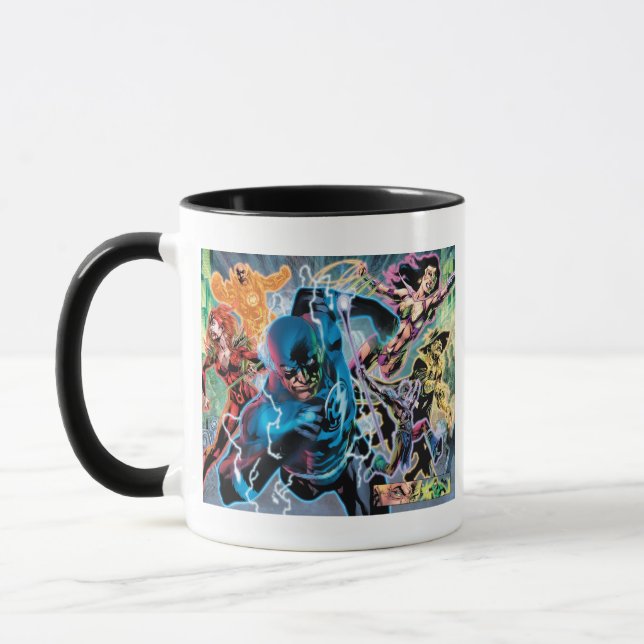 Mug Écran noir de nuit - Couleur (Gauche)