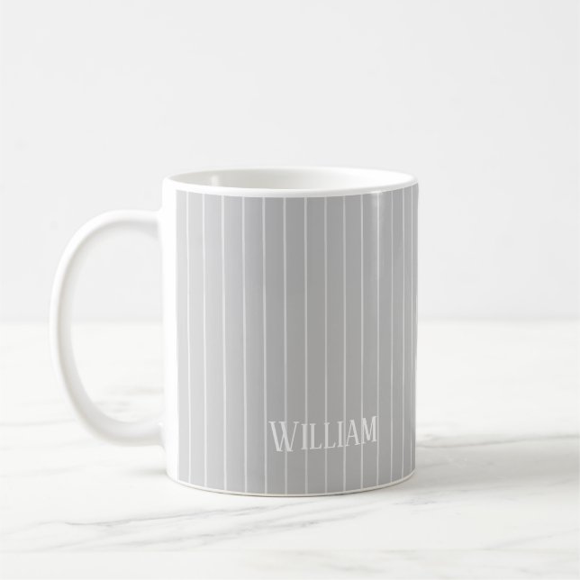 Mug Écrans gris clair personnalisés (Gauche)