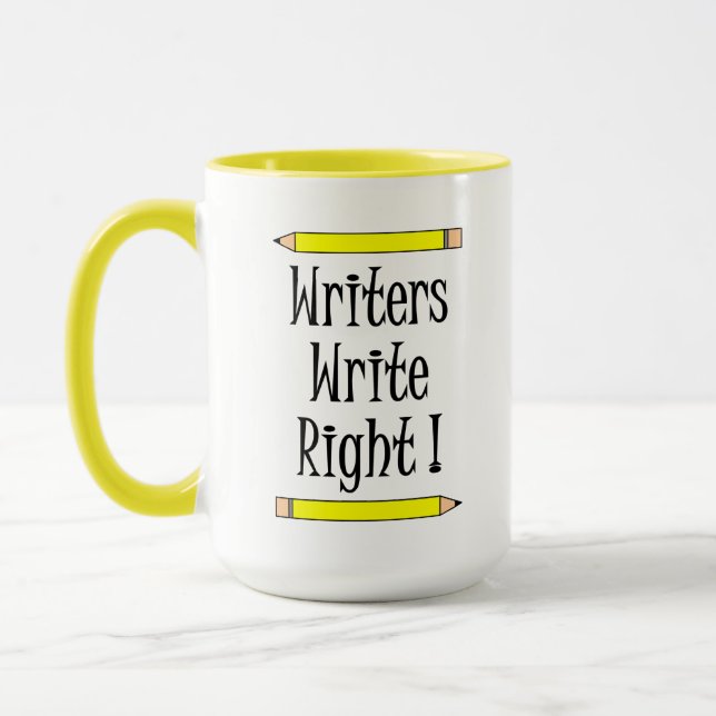 Mug Écrire correctement (Gauche)