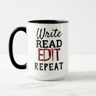 Mug Écrire, lire, modifier, répéter