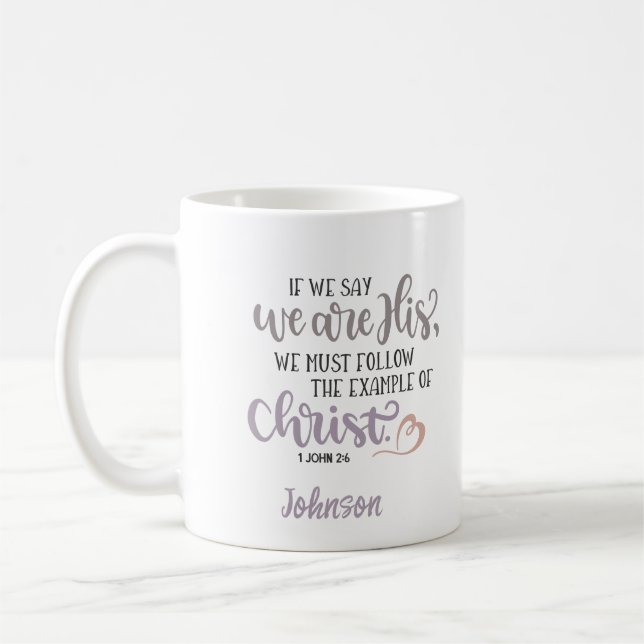 Mug Écriture biblique chrétienne (Gauche)