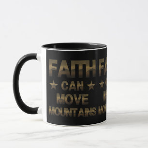 Mug Écriture biblique La foi chrétienne peut déplacer 