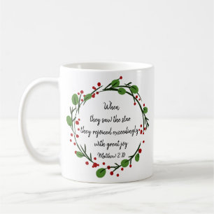 Mug Écriture chrétienne de Noël