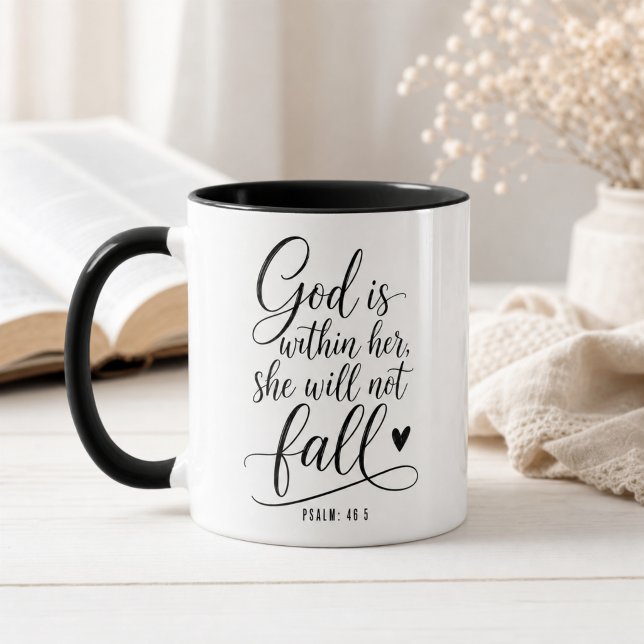 Mug Écriture chrétienne élégante (Créateur téléchargé)