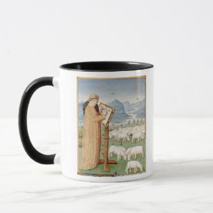 Mug Écriture de Virgil dans un domaine des moutons et