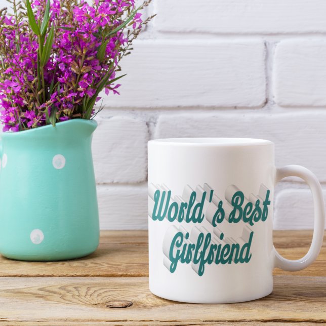 Mug Écriture demi-verte pour amie (Créateur téléchargé)