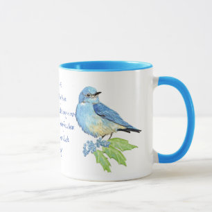 Mug Écriture Encourageante Matthieu 6:26, Oiseaux